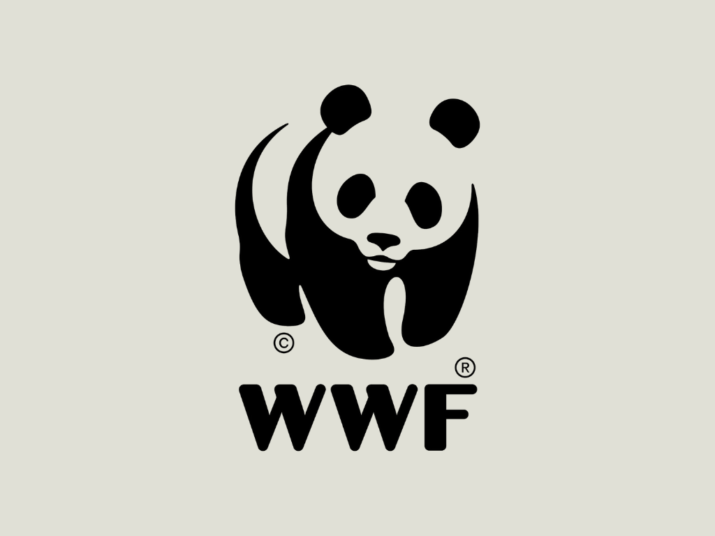 Black and white panda bear logo with the letters 'WWF' beneath it.