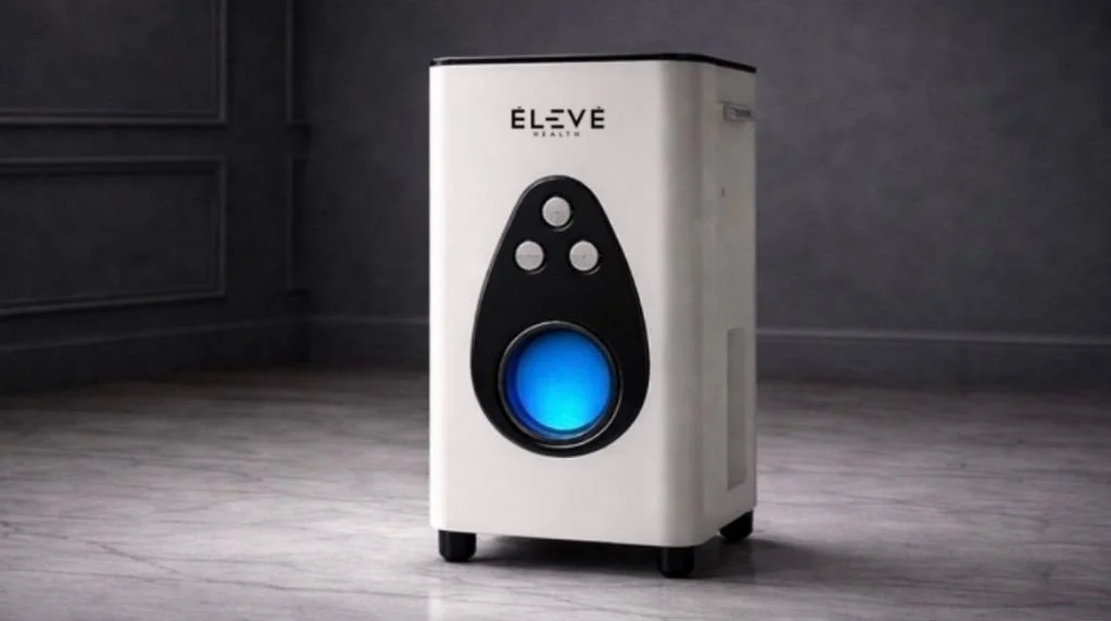 Hydrogen therapy at Eleve Longevity Lounge inside Aptare Lab in Indian Land, designed to reduce oxidative stress, support recovery, and enhance cellular health.