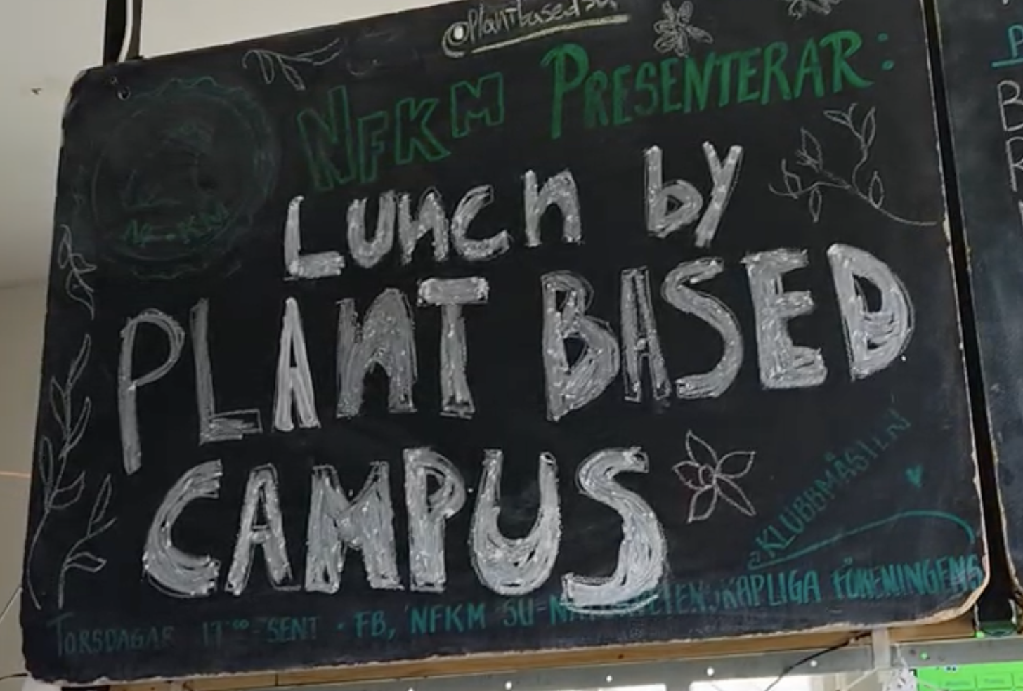 Plant-Based Campus Take Over Restaurant at Stockholm University