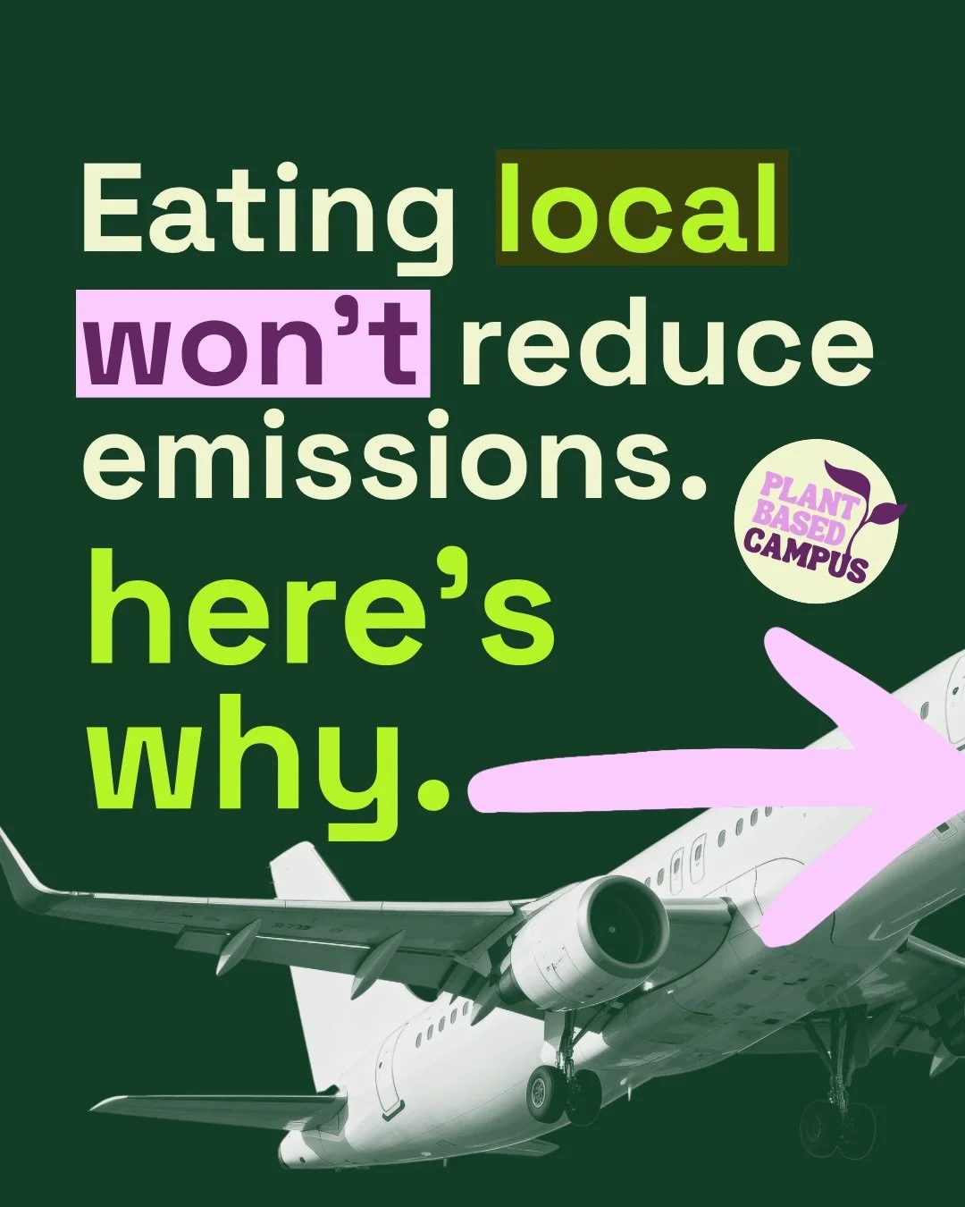 Only 5% of an average diet&rsquo;s emissions come from transportation. What you eat matters way more than how far it travelled🌱

Plant-based foods have significantly lower climate and environmental impact. For example:
🥚 Tofu has half the emissions