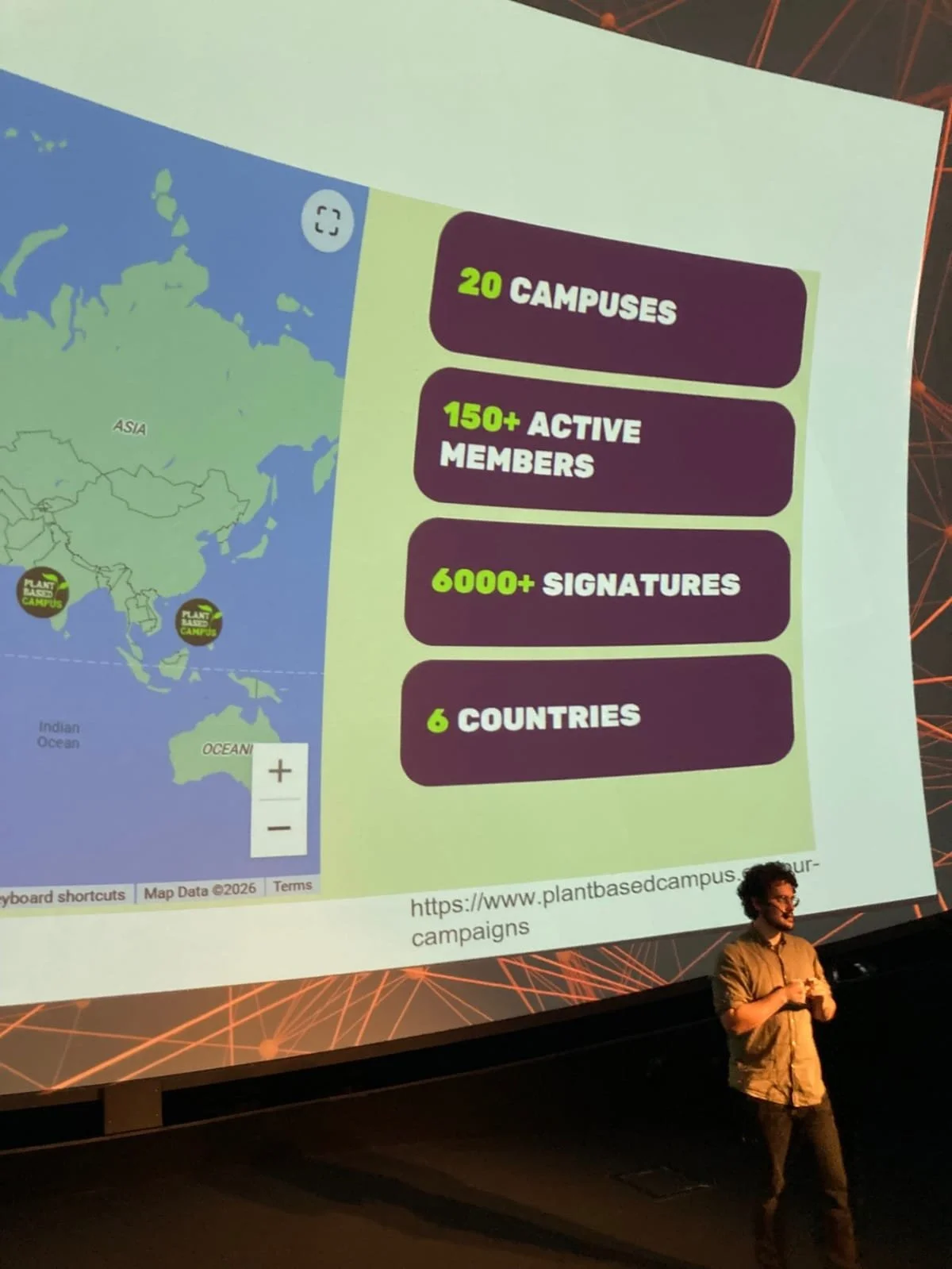 Plant-Based Campus Presents at Environmental Conference at Linköping University.