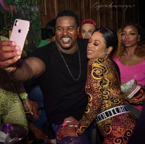 Celebrity night at a Miami club