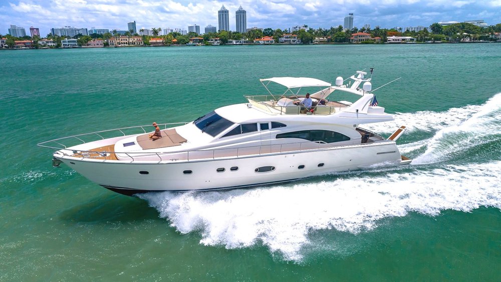 Ferretti 75' yacht charter in Miami