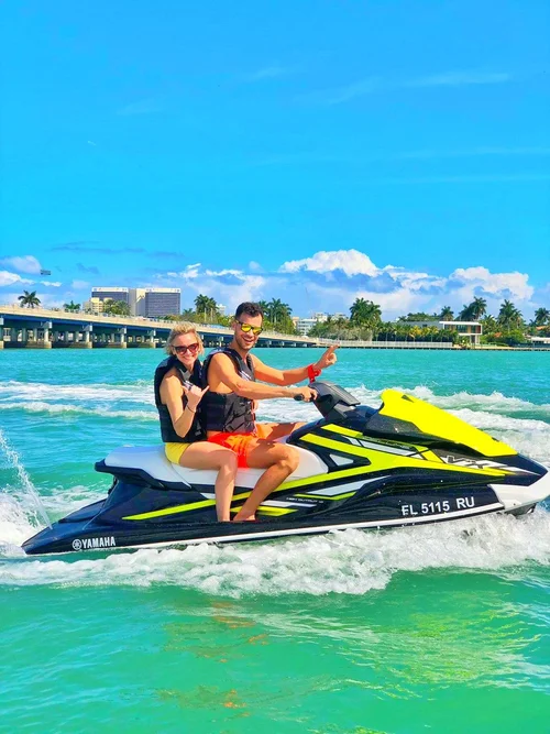 Jet ski ride in Miami