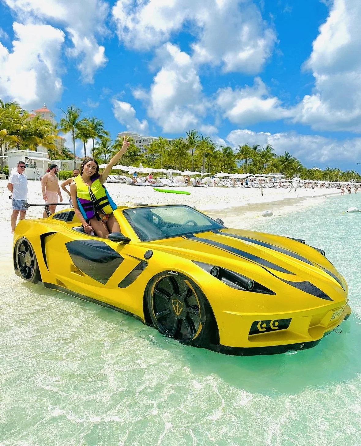 Jet cars in Miami Beach