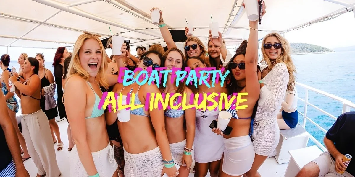 Guests partying on the yacht during a daytime cruise in Miami