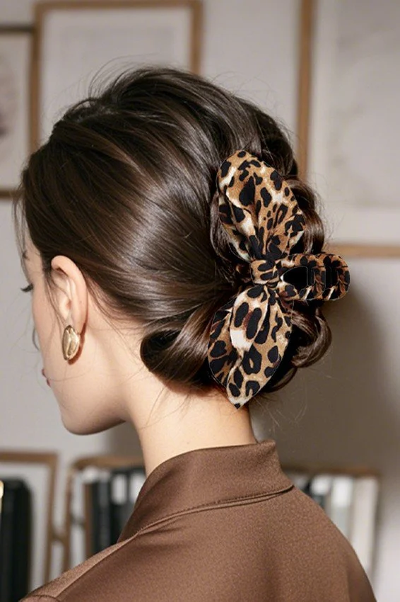 Animal Boho Vintage Hair Claw Clips