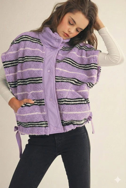 Sherpa Comfort Striped Vest