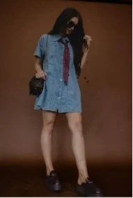 High Plains Denim Dress
