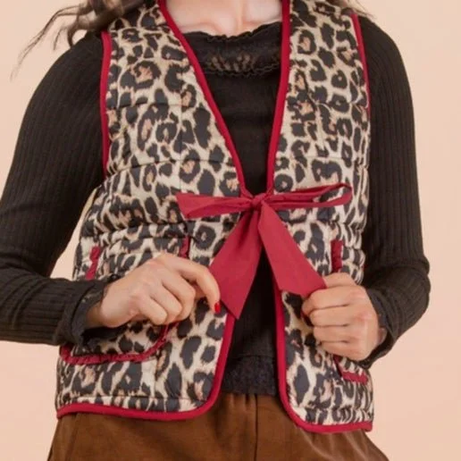 Printed Quilt Vest