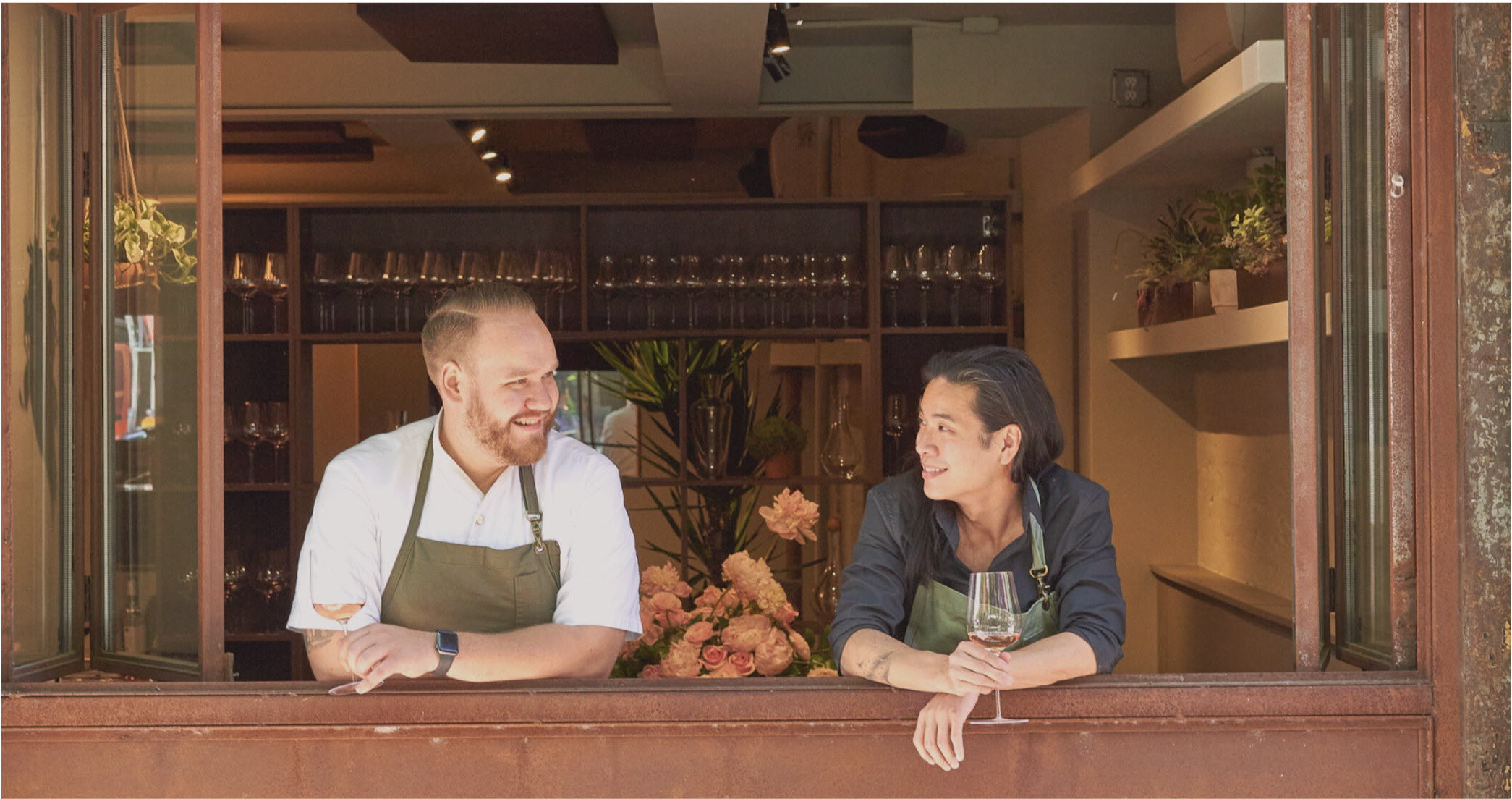 63 Clinton. Fine dining, Michelin-star restaurant.