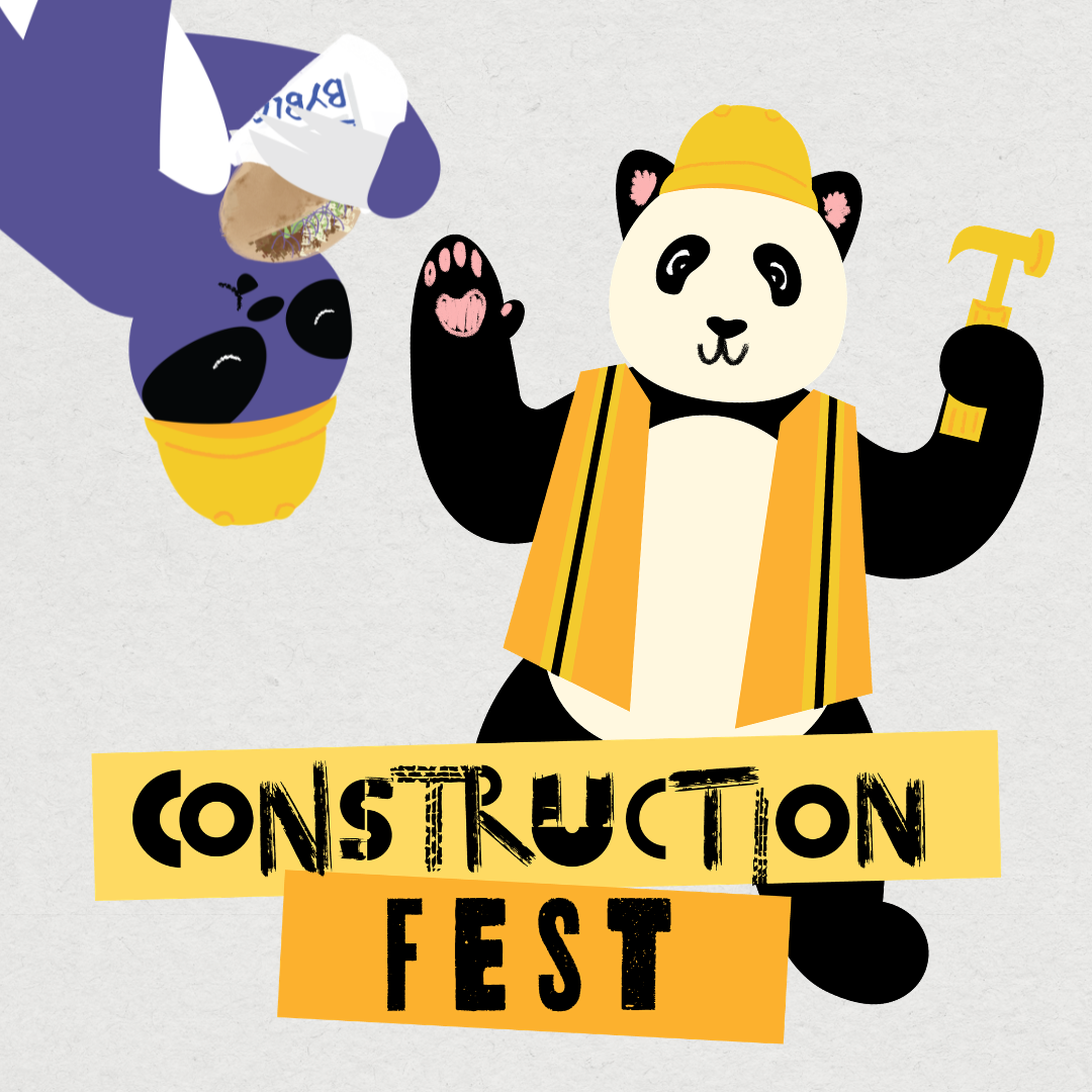Logo design and mascots for Construction Fest.