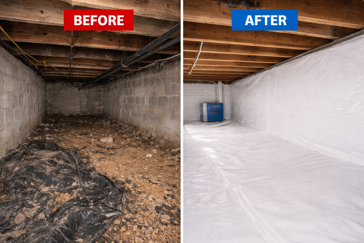 Crawl Space Encapsulation