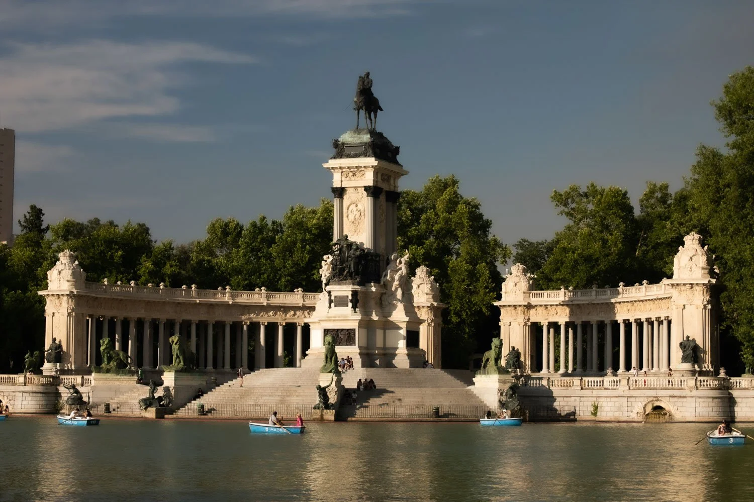 Alfonso XII Equestrian Statue — Front View