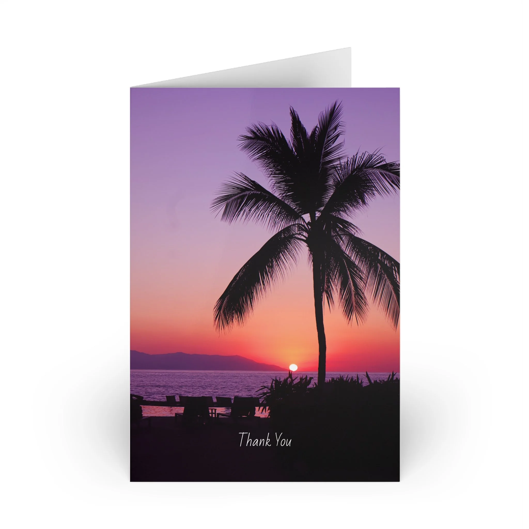 Purple Goodnight Thank You Cards (Set of 10)
