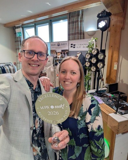 A very proud moment for us both 🤍

Receiving an Award of Excellence through the new @Art_of_weddings Accreditation genuinely means so much.

Thank you Jules and your team for the recognition and for creating something that celebrates quality and int