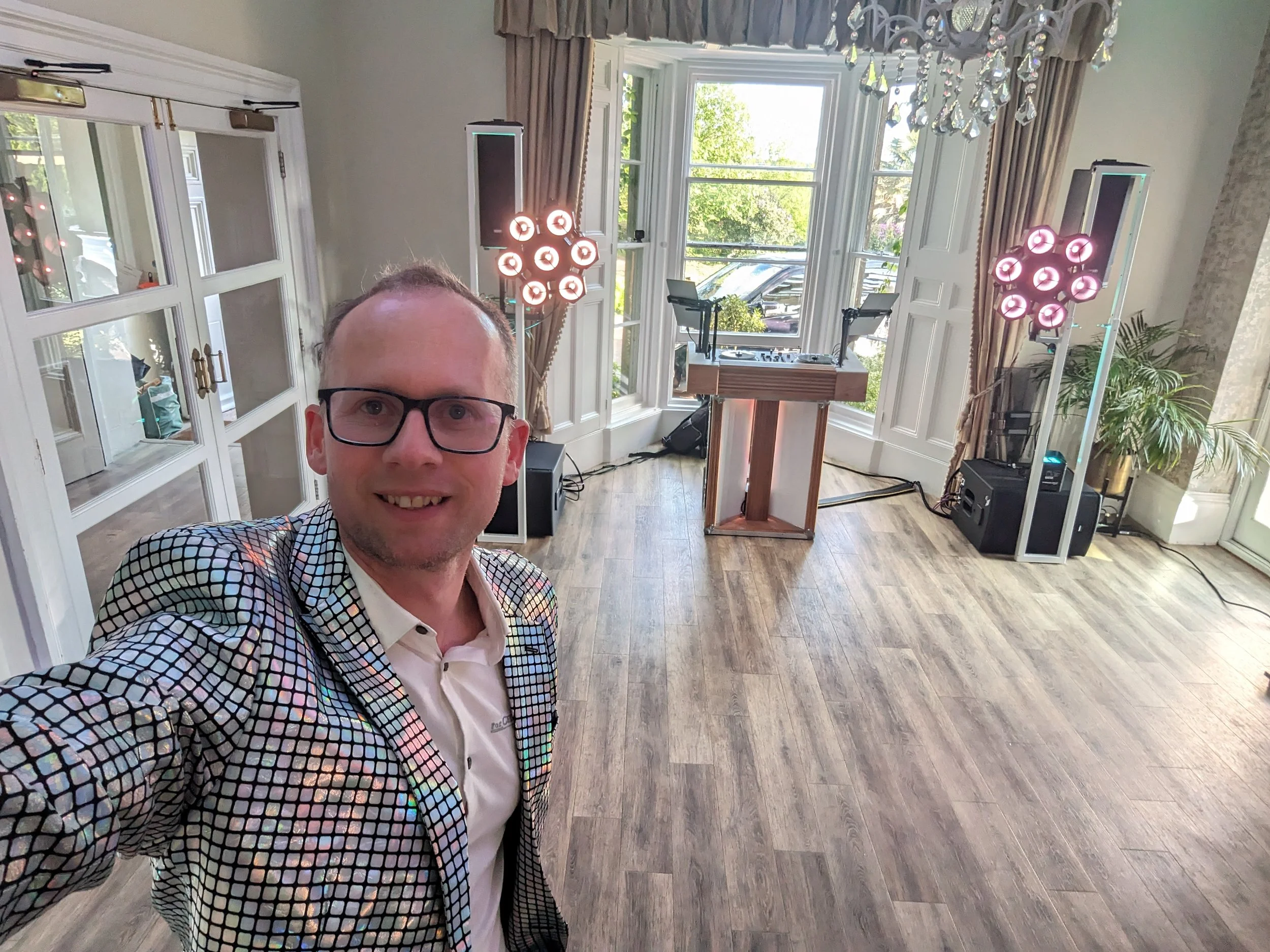 John William and his Wedding DJ setup