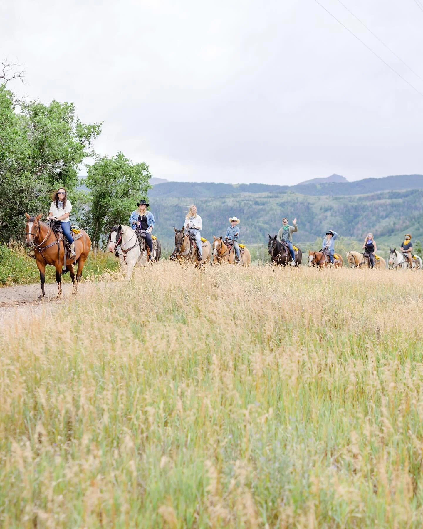 We&rsquo;re hard launching our 2025 season this weekend. Saddle up and ride with us&hellip;just not on Saturday, that one&rsquo;s already sold out! Come blaze trails with us this summer. 

Photo by @maggshots for @snowmass