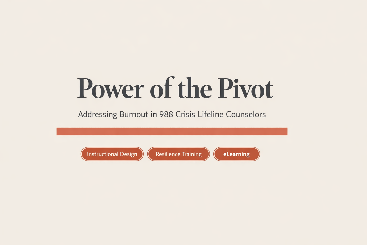 Case Study: Power of the Pivot