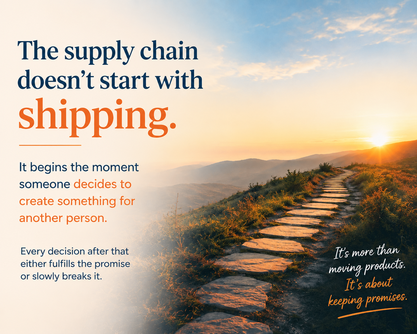 The Supply Chain Doesn't Start With Shipping