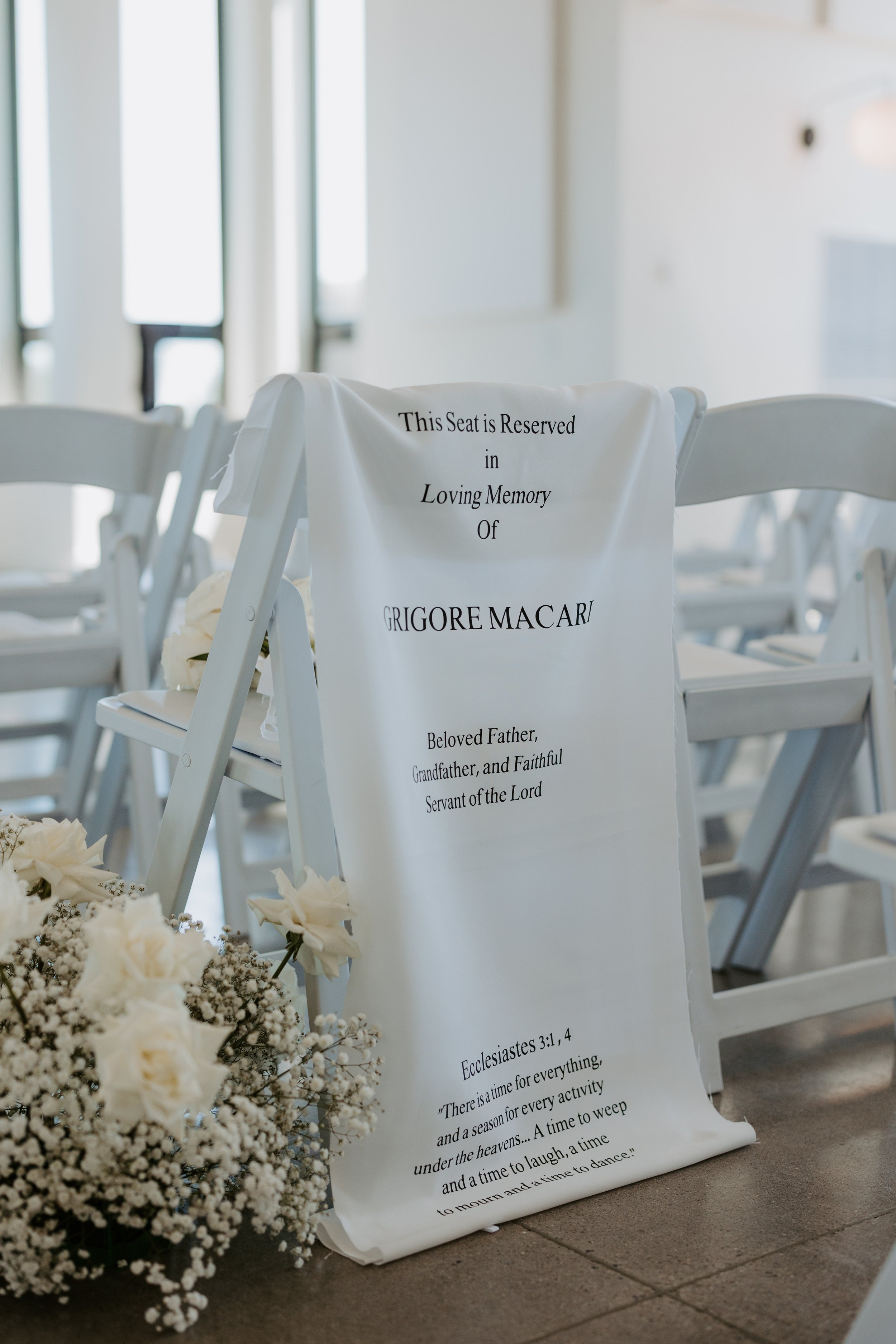 Custom Fabric Wedding Sign