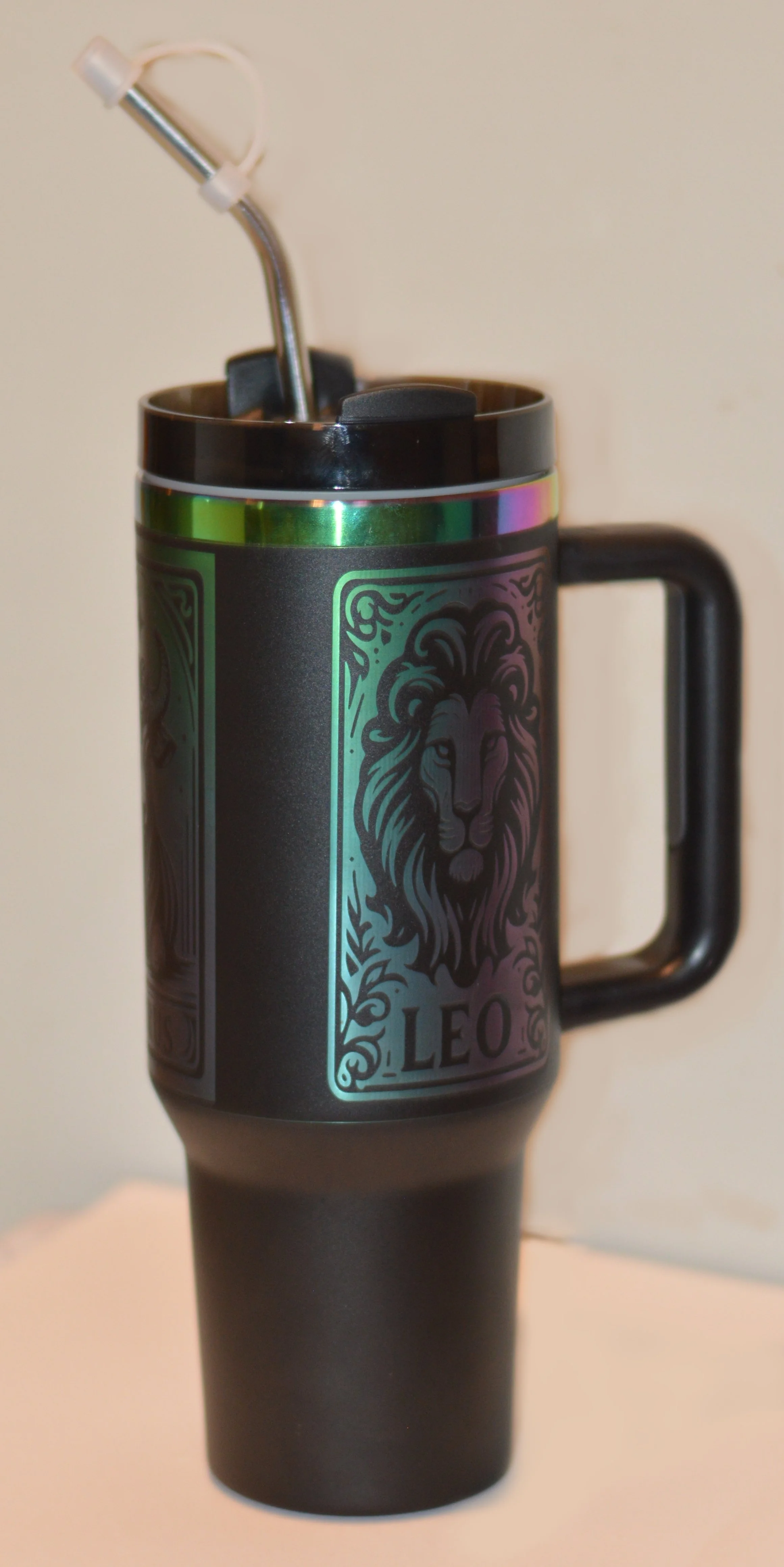 Custom Engraved Rainbow Tumbler (40 oz)