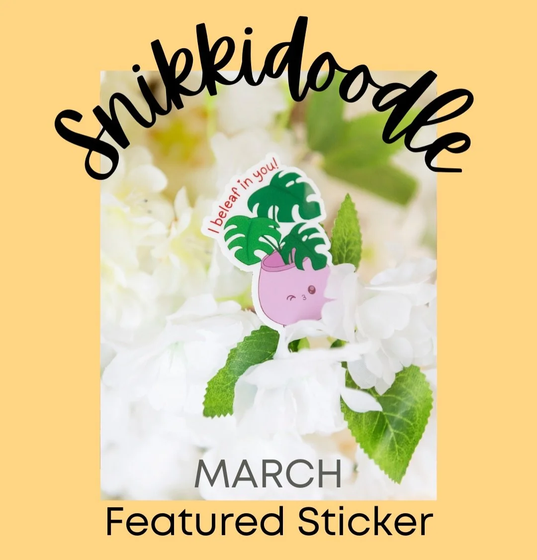 Manifesting spring vibes! It&rsquo;s time to grow, bloom, and soak in the sun 🌱 

Calling all plant lovers! Or maybe you love plants but have not been blessed with a green thumb (like me 😭), this is the series for you. Get these stickers to brighte