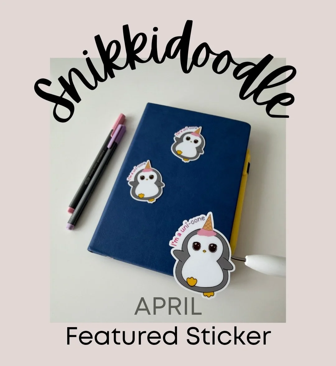 This month&rsquo;s sticker release captures the essence of being a hot mess AND still pure magic. Cause you, my friend, are a multifaceted queen! 👑🦄✨

#snikkidoodle #cutestickers #plannerstickers #stationerylove #mentalhealth