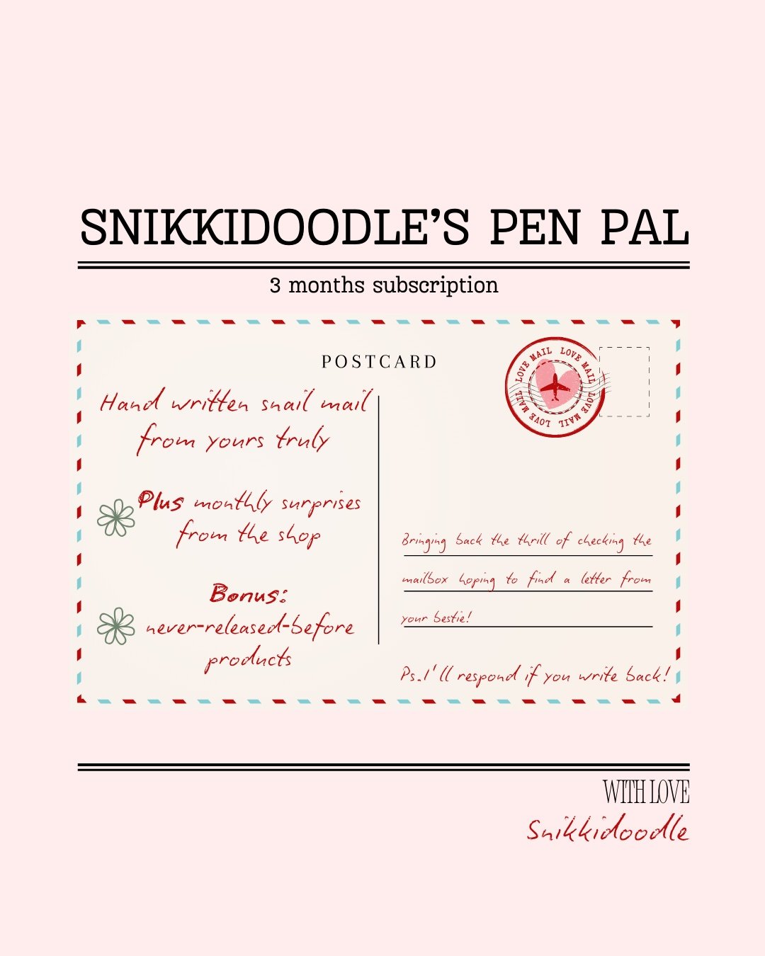 3-months happy mail club