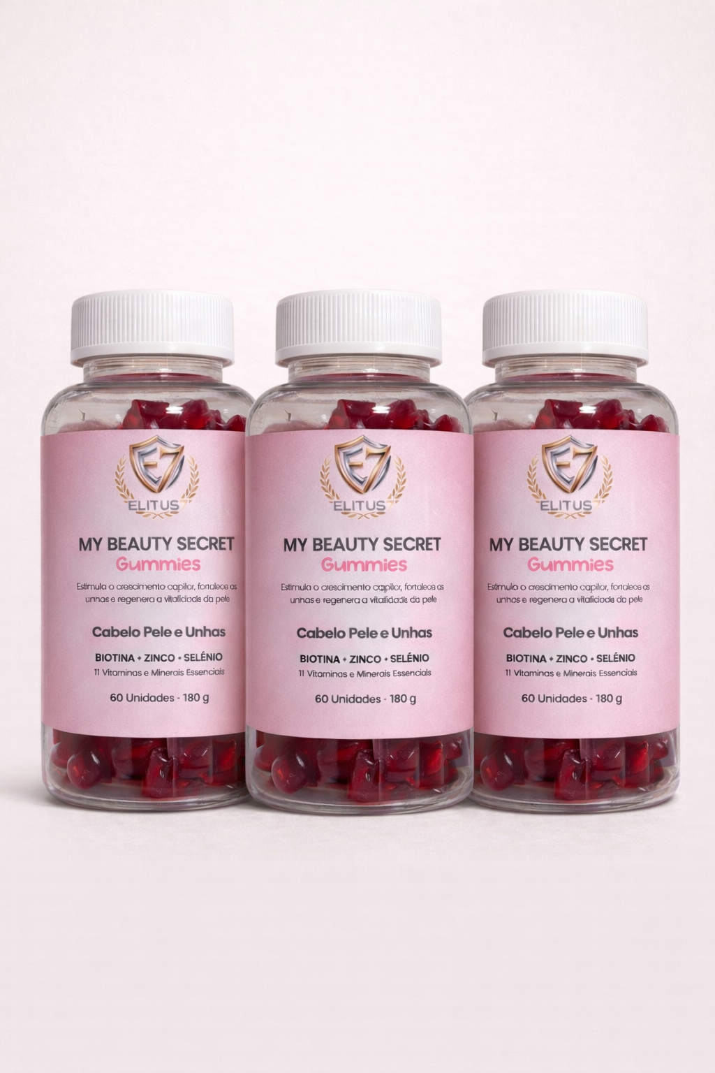 My Beauty Secret Gummies - Cabelo, Pele e Unhas  (3 uni)