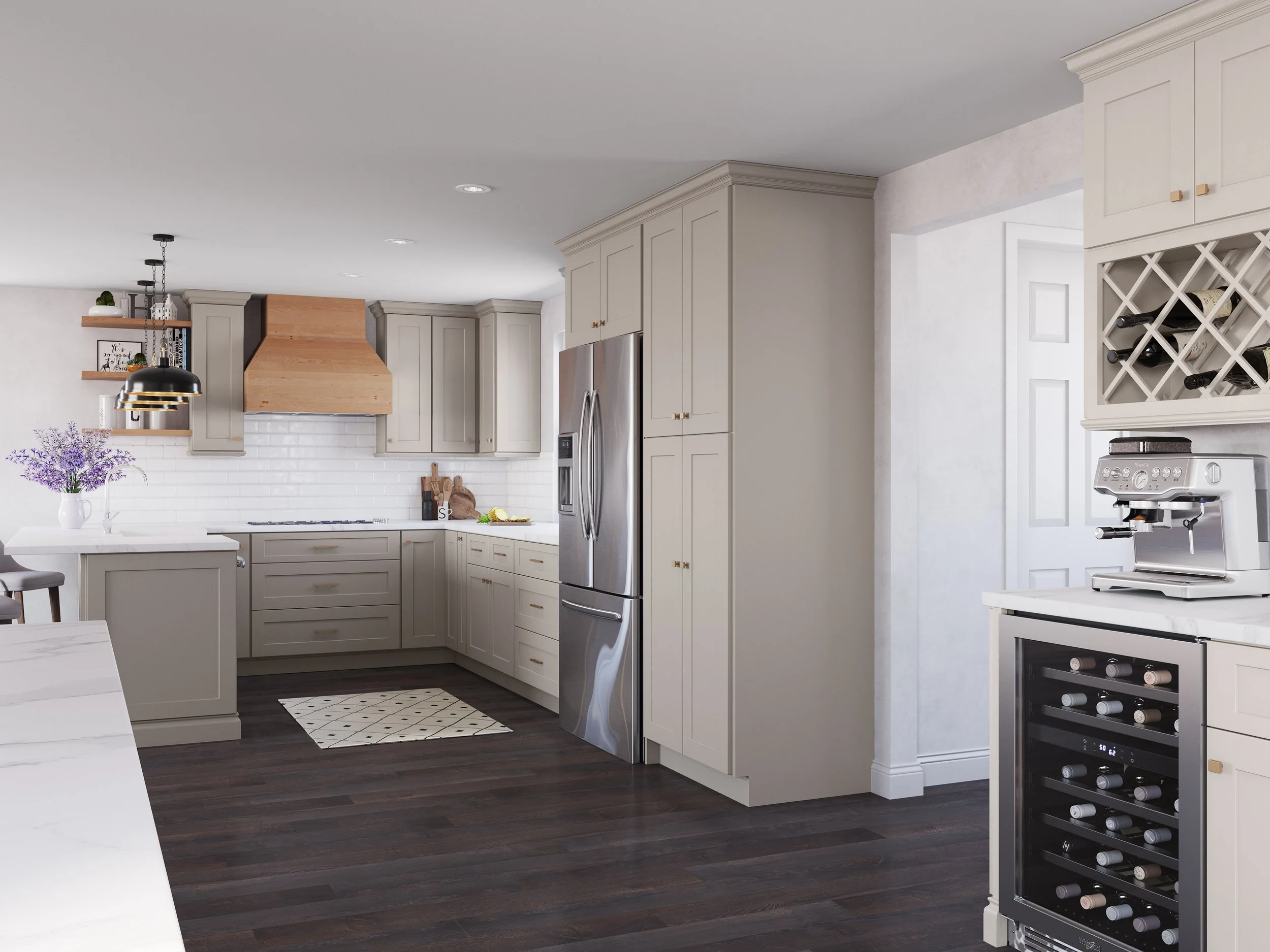 Shaker kitchen cabinets are loved for their timeless design, clean lines, and unmatched versatility. Defined by a simple recessed panel and minimal detailing, this classic style fits effortlessly into modern, farmhouse, transitional, and traditional 