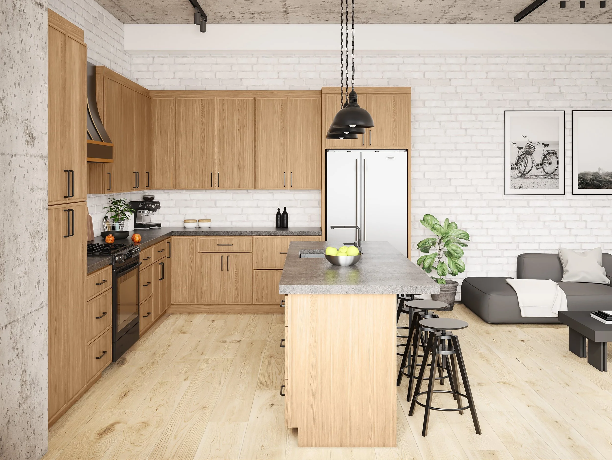 Slim Shaker cabinets (often called "Skinny Shaker" or "Micro Shaker") are the modern evolution of the traditional shaker door. Unlike a standard shaker door which features a wide 2.5-inch frame, a Slim Shaker door features a significantly narrower fr