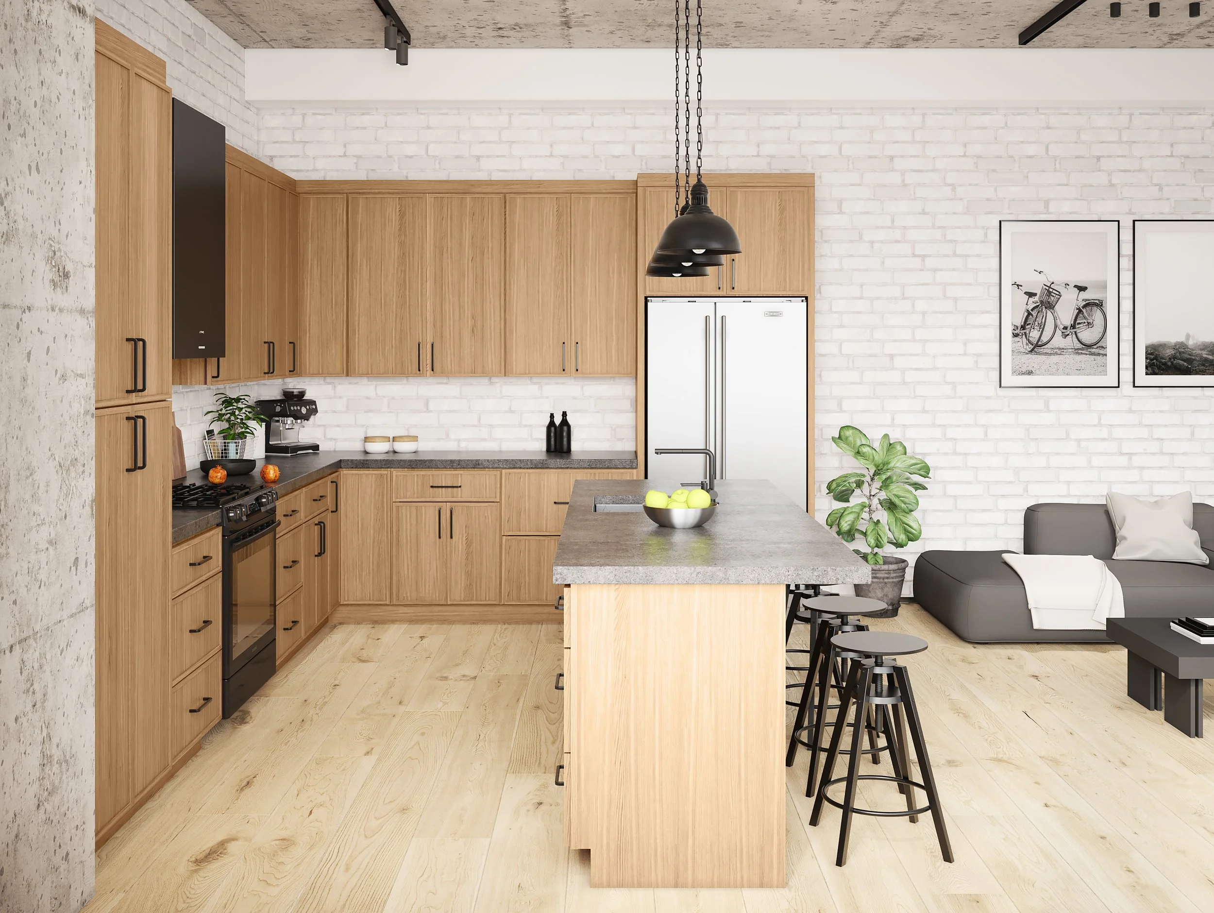 Slim Shaker cabinets (often called "Skinny Shaker" or "Micro Shaker") are the modern evolution of the traditional shaker door. Unlike a standard shaker door which features a wide 2.5-inch frame, a Slim Shaker door features a significantly narrower fr