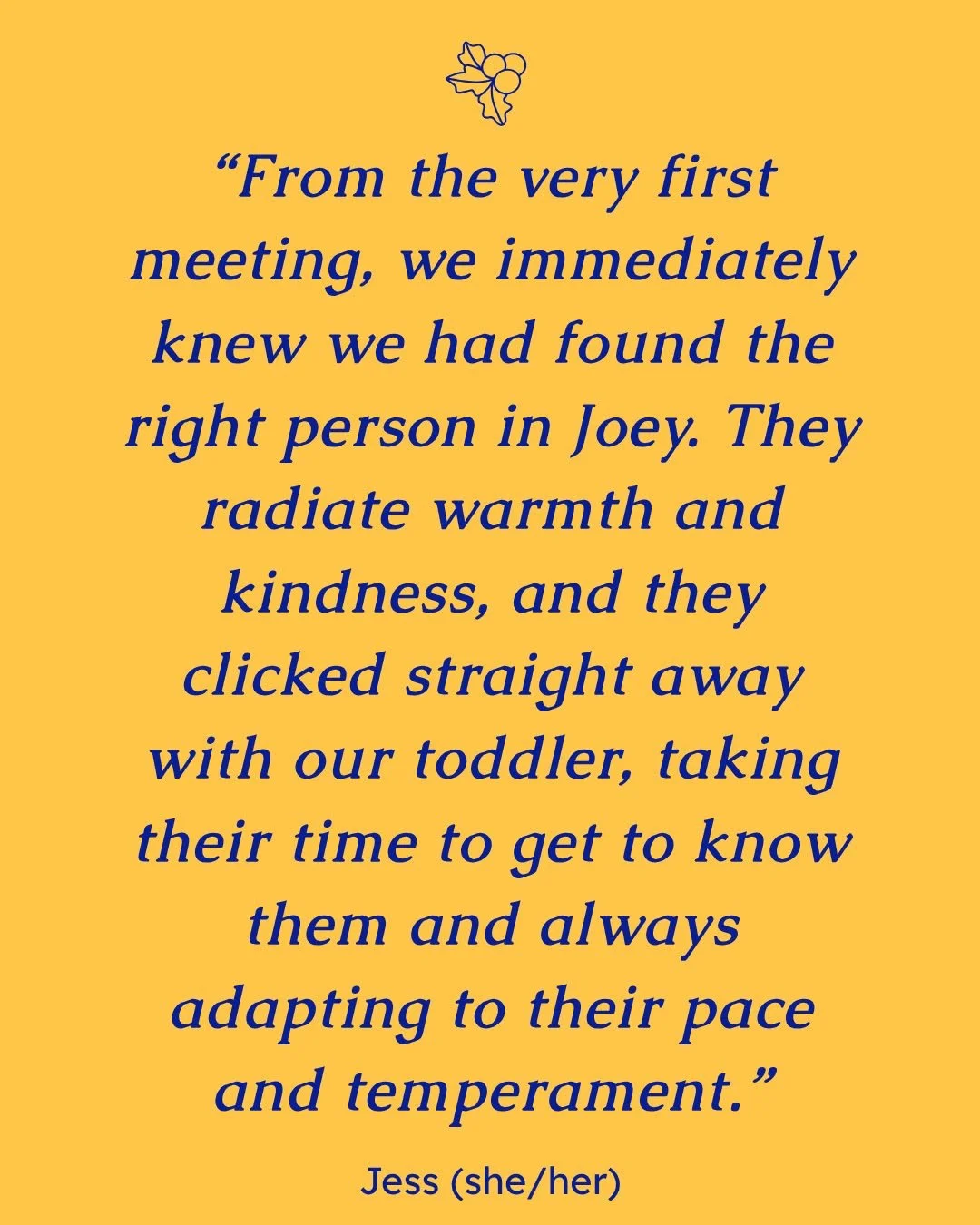 Some kind words from the lovely Jess, who I had the pleasure of supporting as her sibling doula in December

This was a joy! Supporting this sweet family as they went from three to four was a privilege and a service I'd love to provide again, which i