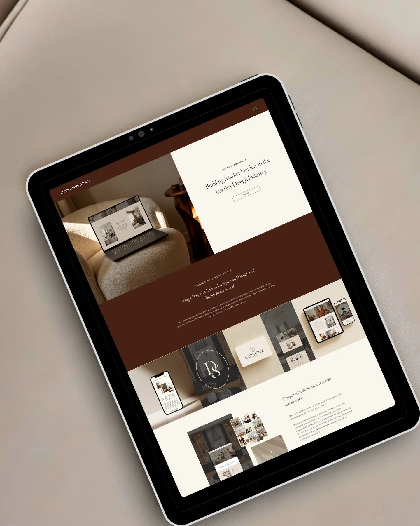 Designing for distinction. Curating market leaders.

Strategic web design and visual identity for interior designers and design-led brands &mdash; built on Squarespace, rooted in strategy.

#interiordesignwebsite #WebDesignForDesigners 
#InteriorDesi
