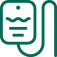 A graphic icon of a smartphone with a speech bubble representing communication or messaging.