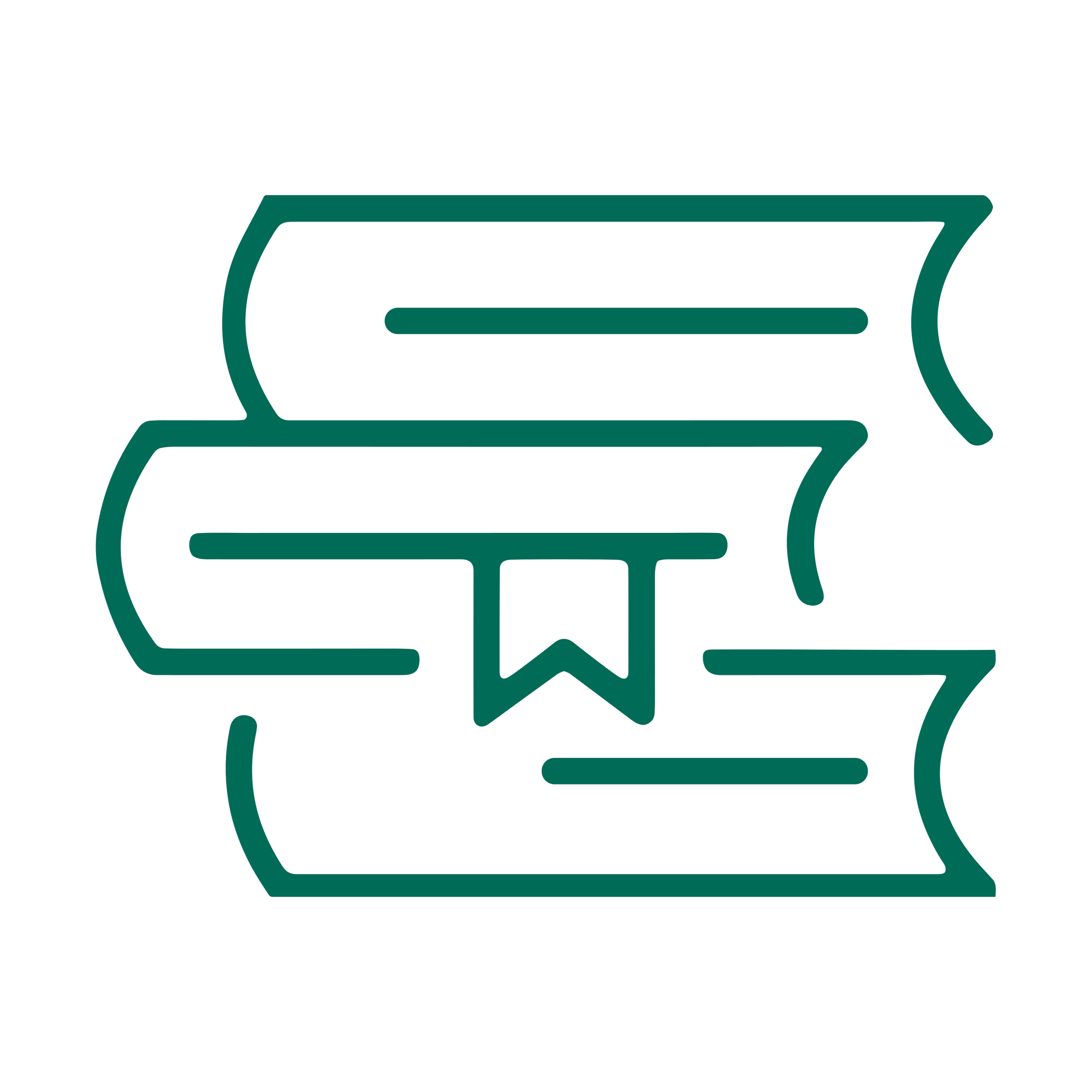 Outline of a green certificate or award with a ribbon at the bottom, on a black background.