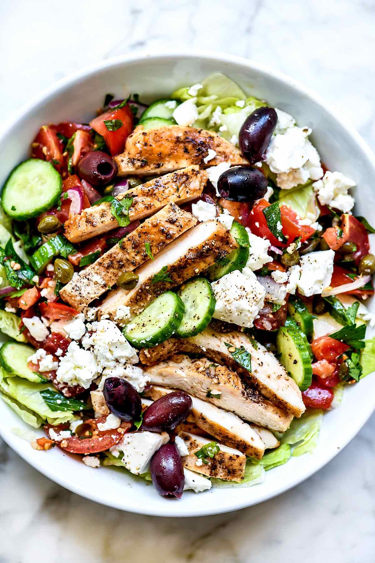 Mediterranean Salad (Serves 8-10)