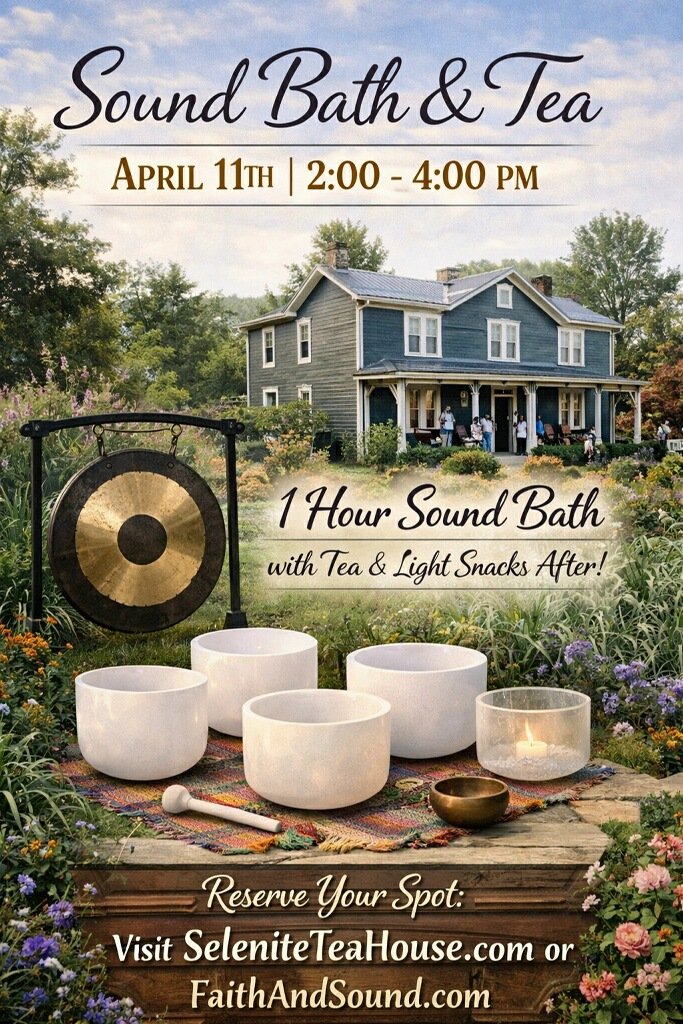 APR 11 from 2-4 PM: Sound & Stillness - A Candlelit Sound Bath + Tea Ritual