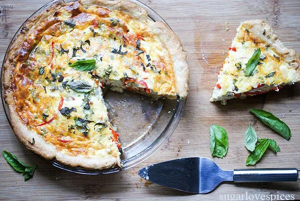 Seasonal Quiche (6 five in. rounds)