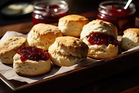 Traditional Scone w/ Jam & Clotted Cream