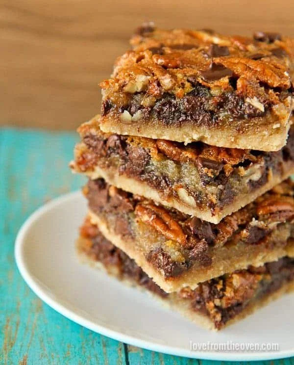 Chocolate Chip Pecan Pie Bars (12)