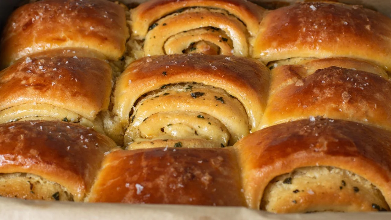 Honey Butter Sage Brioche Rolls