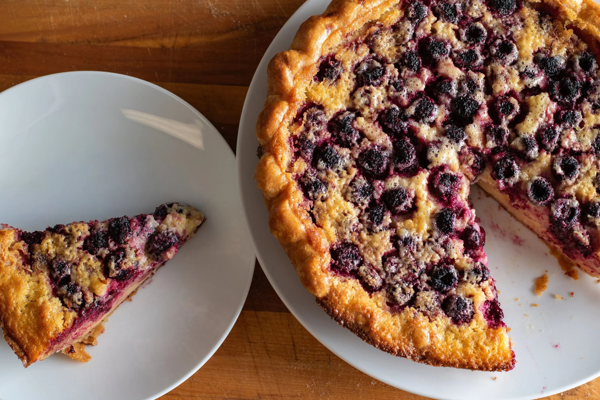 Black Raspberry Buttermilk Pie