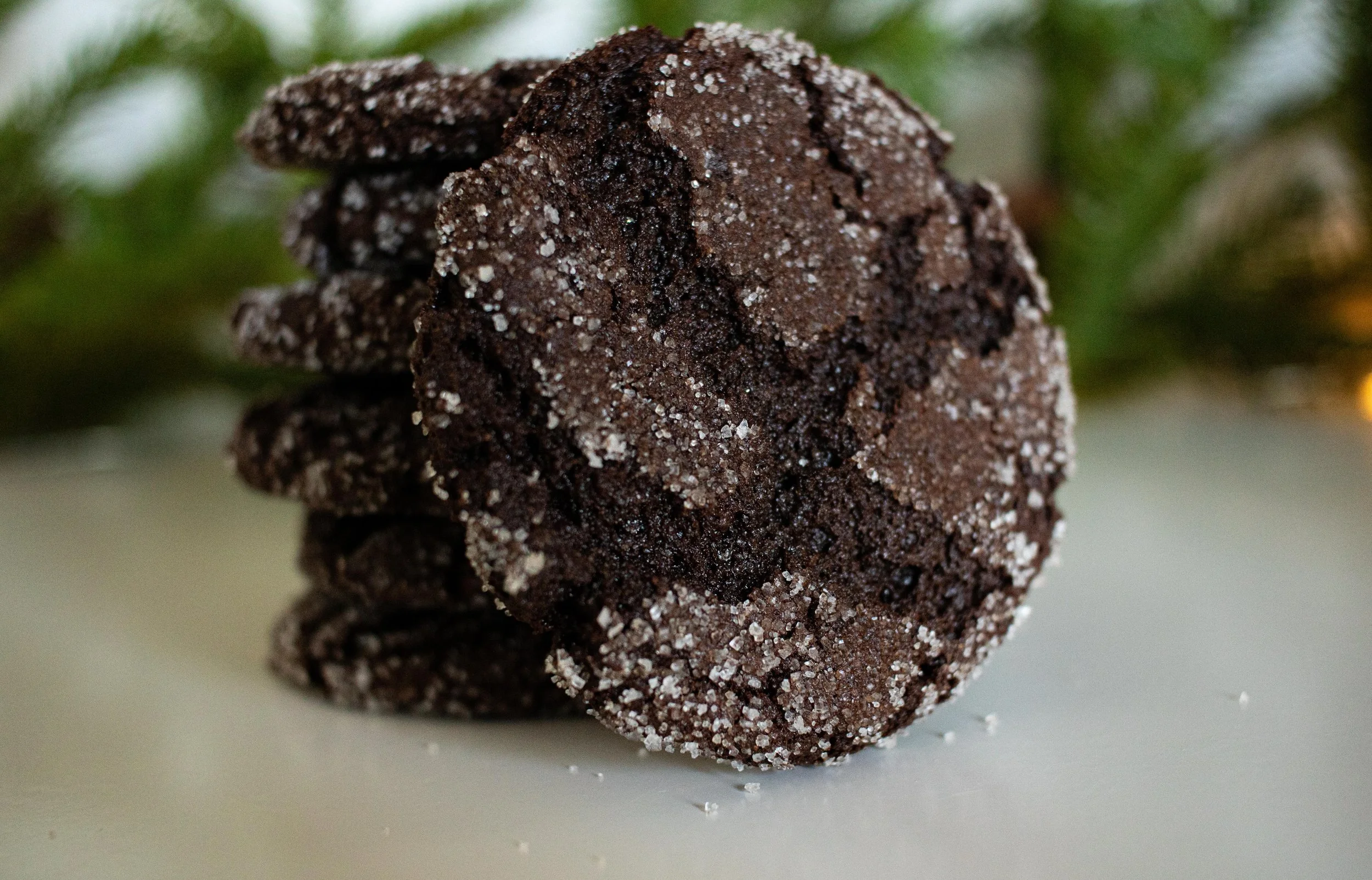 Chocolate Molasses Cookies