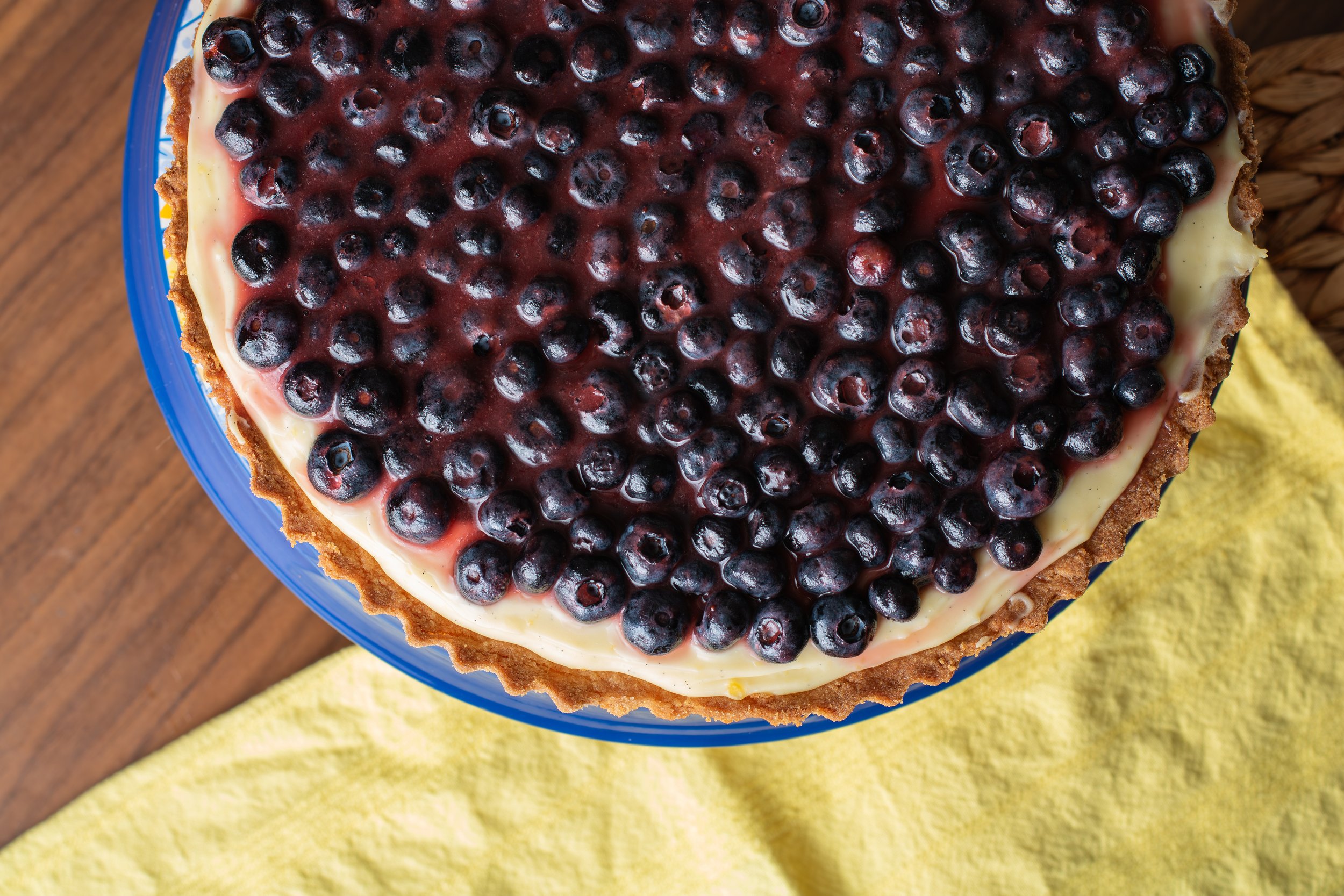 Blueberry Custard Tart
