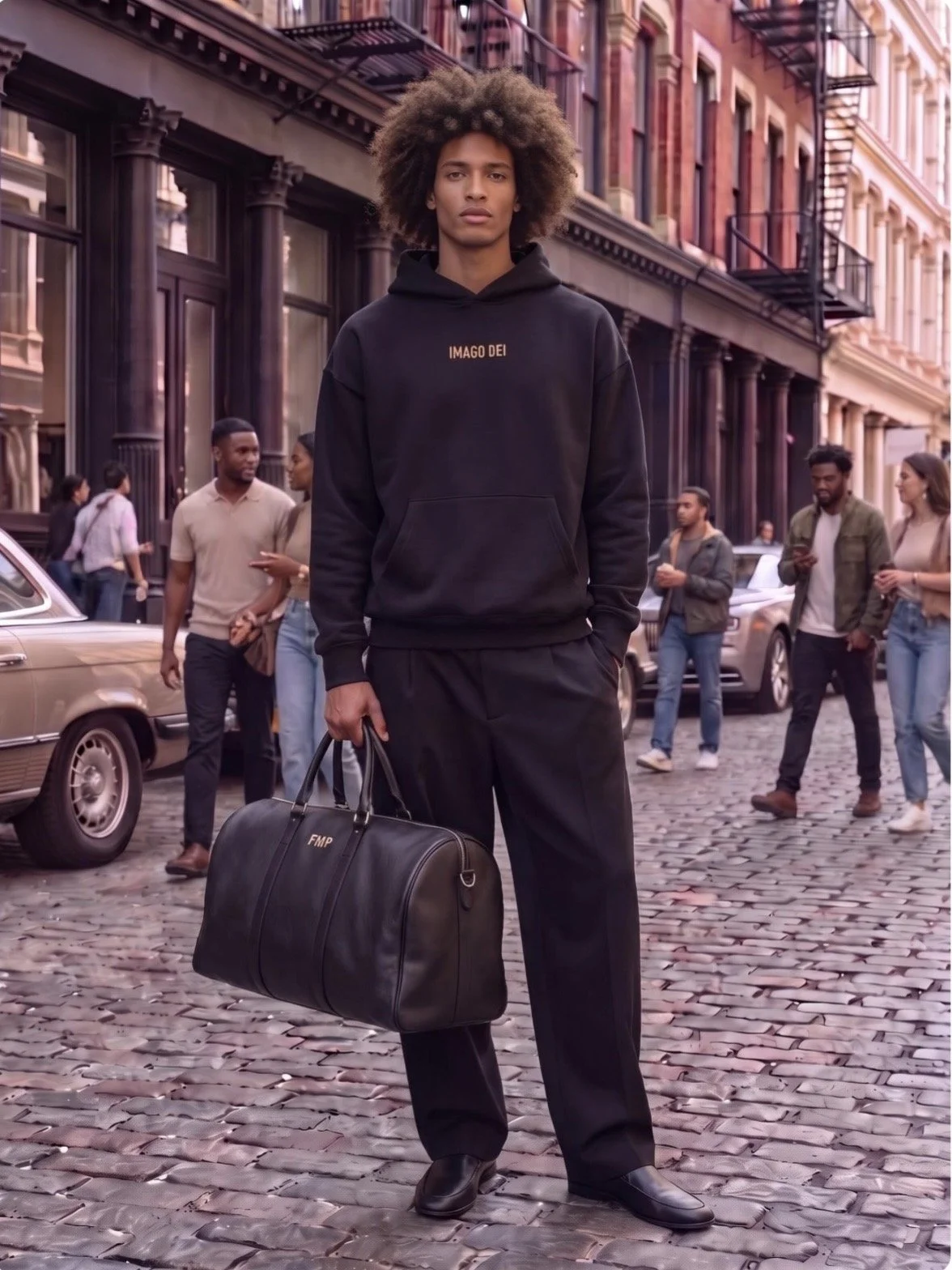 Men's Loose Straight Leg Pants
