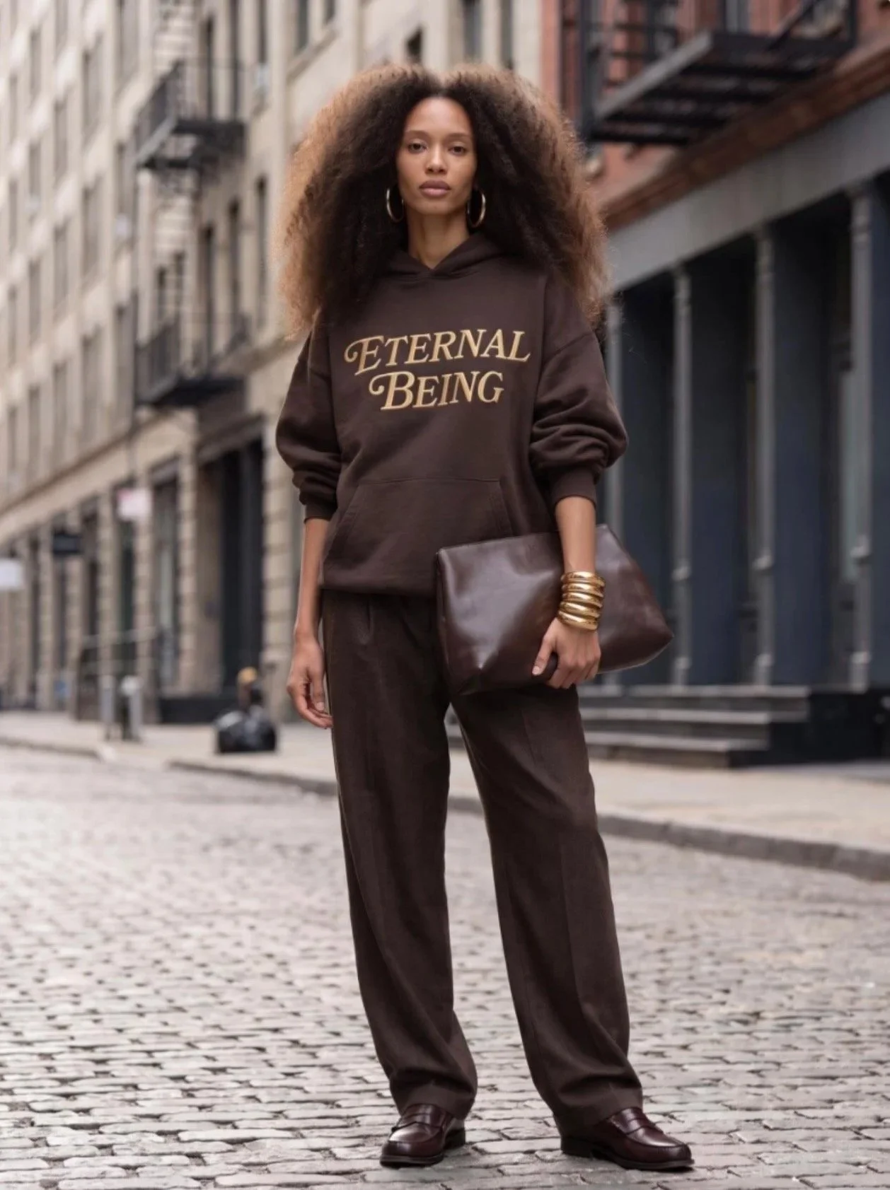 “ETERNAL BEING” Essential Heavyweight Hoodie 