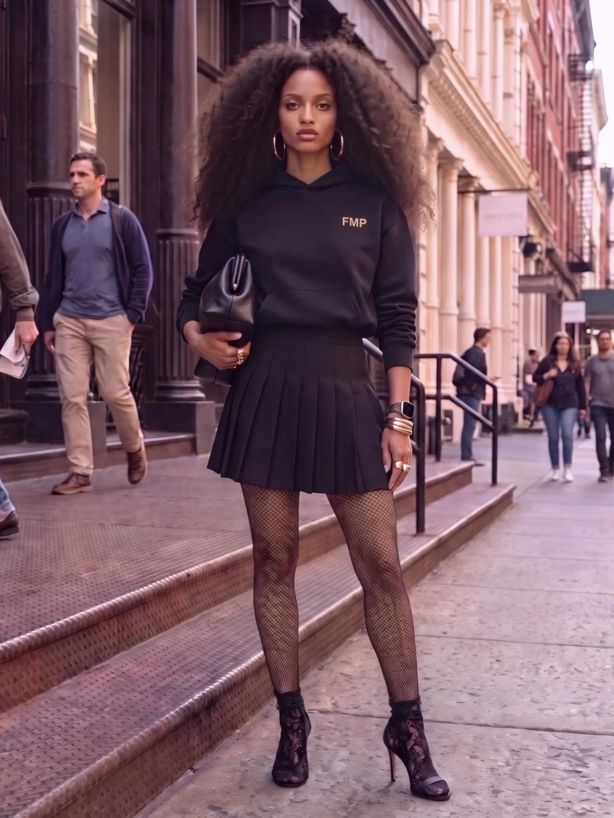 Women's Pleated Mini Skirt