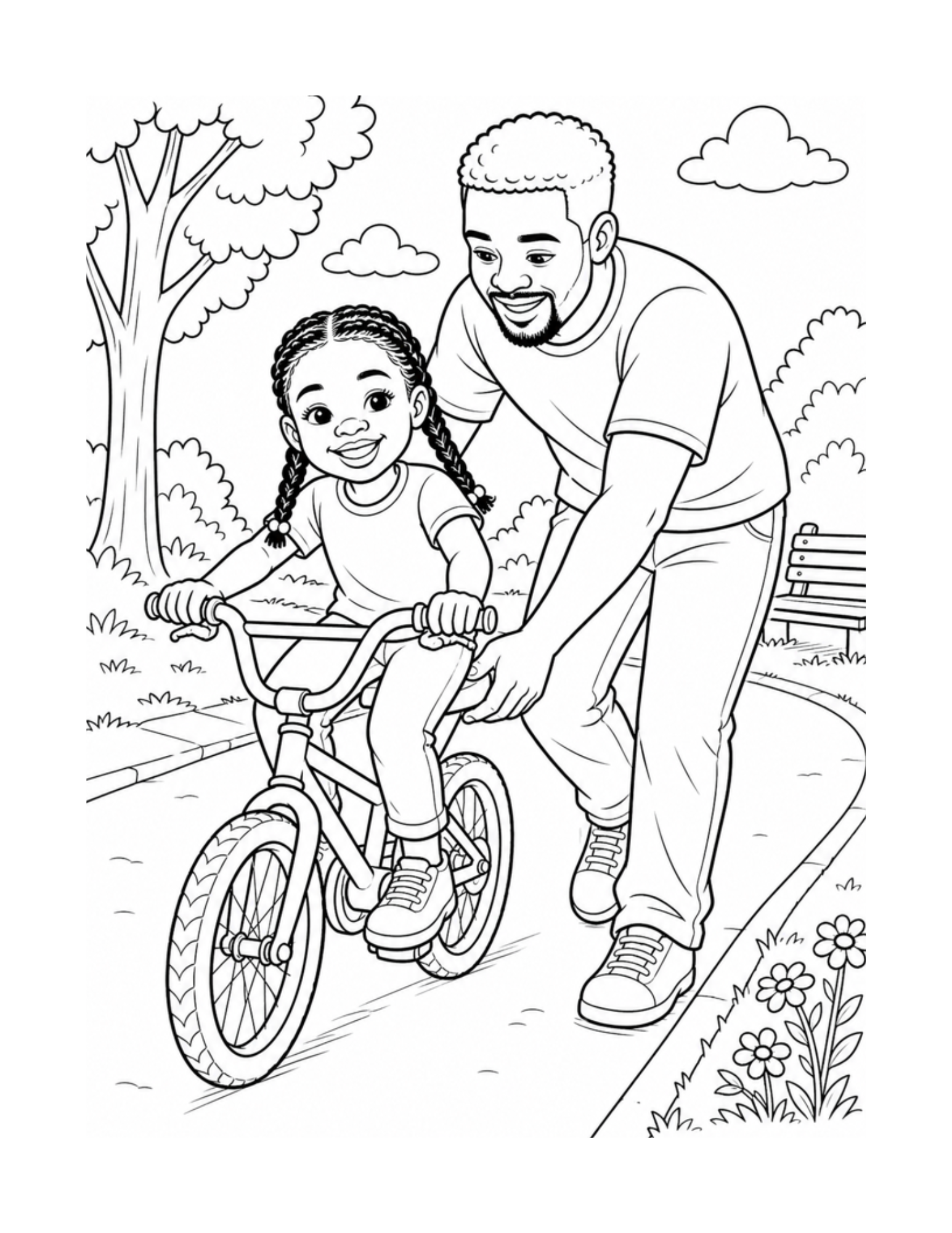 Riding Bike With Dad.png
